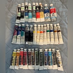Watercolor Tube Paint Lot Winsor & Newton